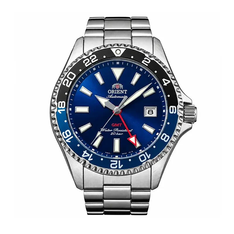 Orient Mako GMT Blue Dial Men's Watch- RA-BC0003L30B
